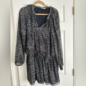 Ramy Brook Paris Smocked Mini Dress - Large